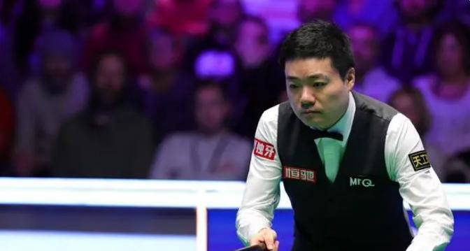 丁俊晖展现, 比赛中未能, 而上一站英